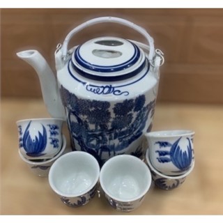 1 bộ bình trà trang trí Tết