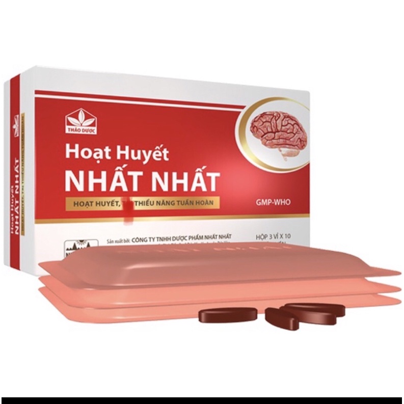 Hoạt huyết Nhất Nhất dưỡng não, hoạt huyết, giảm thiểu năng tuần hoàn não