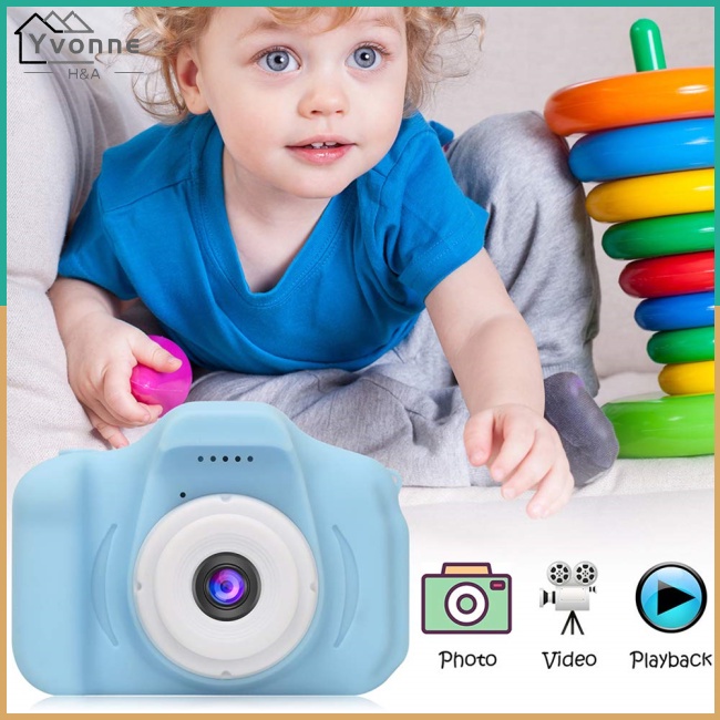 Máy Quay Video Kỹ Thuật Số Mini Thông Minh Hd Có Thể Sạc Lại Dành Cho Trẻ Em