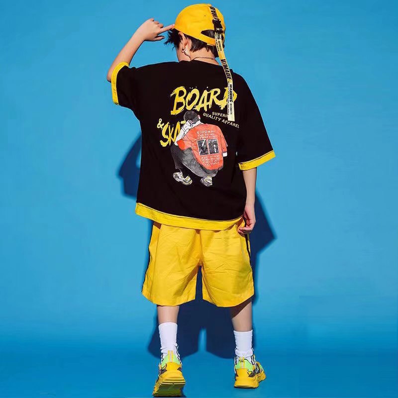 Planet Set Áo Thun Ngắn Tay Và Quần short Thời Trang Hàn Quốc Cho Bé Trai