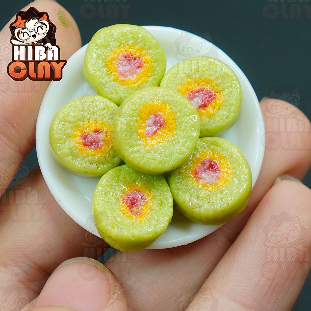 Bánh chưng, bánh tét Mini Food, đồ ăn tí hon , đồ ăn mini mô hình cho búp bê DIY