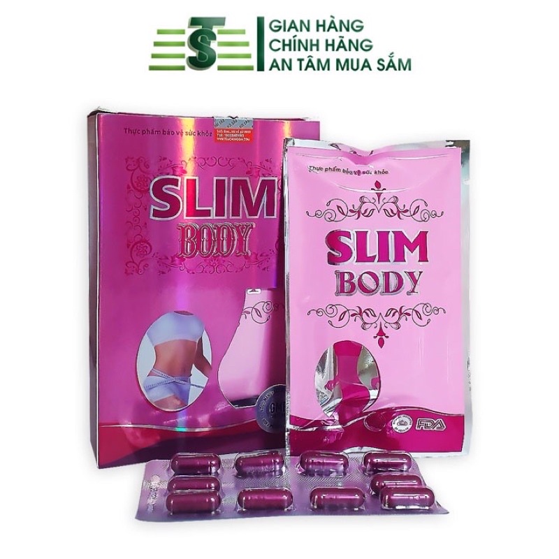 Viên Uống Giảm Cân Nhanh Slim Body Giảm Cảm Giác Thèm Ăn Và Đào Thải Mỡ Thừa Cấp Tốc An Toàn Hiệu Quả Ngay Tại Nhà