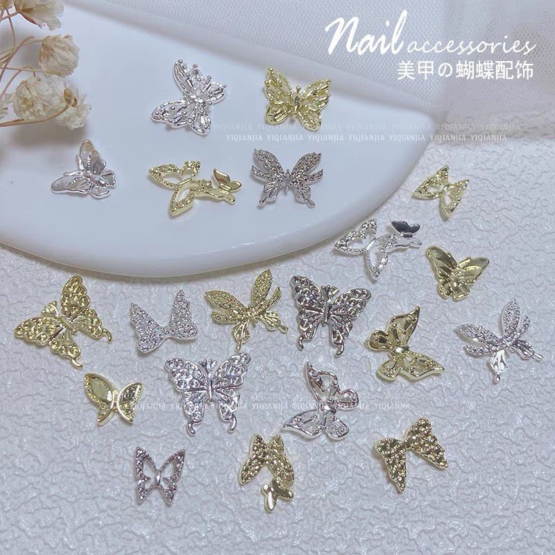 Charm bươm cao cấp nail,charm bươm gắn trang trí móng