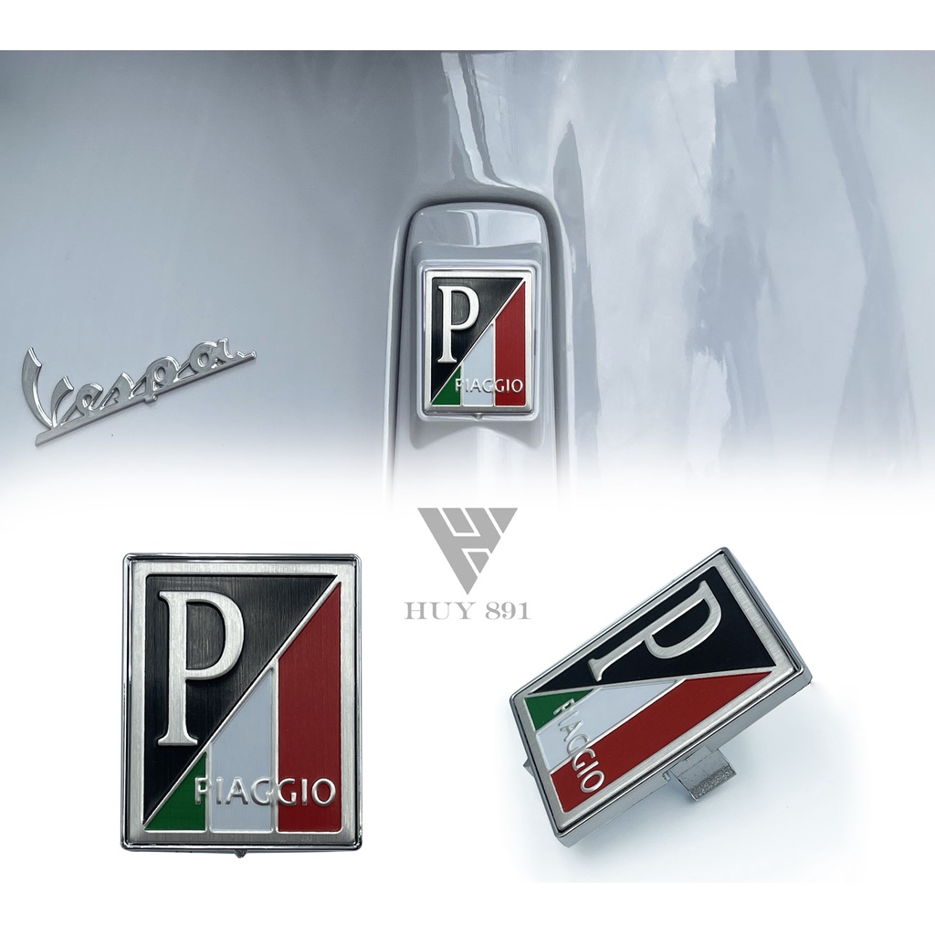 Logo P Italy dành cho xe Vespa Sprint Primavera LX S125 GTS