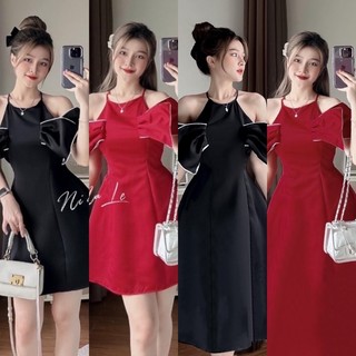 ĐẦM CỔ YẾM TRỄ VAI VIỀN (KÈM VIDEO HÌNH THẬT)