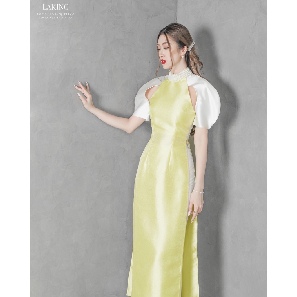 Quần áo dài trắng kem Laking House