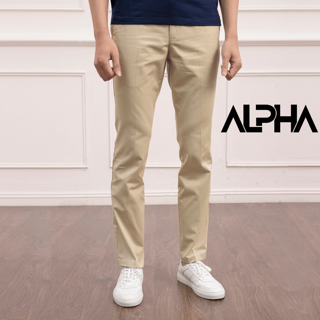 Quần kaki nam dài kiểu dáng trẻ trung năng động GEN ALPHA quần kaki cao cấp dáng slimfit GEN0232
