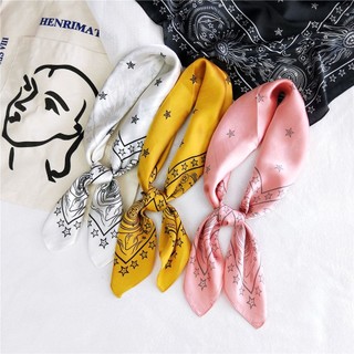 100 mẫu khăn lụa vuông quàng cổ 70*70cm - khăn bandana lụa phần 2