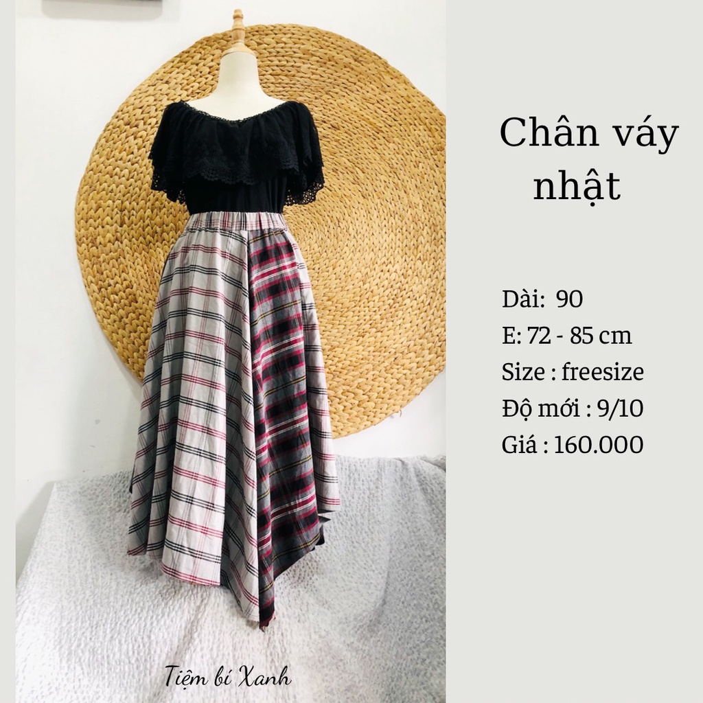 2hand chân váy xô nhật CV43 tiembixanh