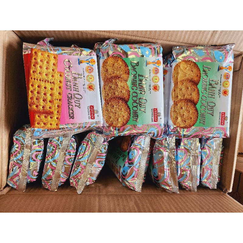 BÁNH QUY COCONUT CRACKER GÓI 178GR
