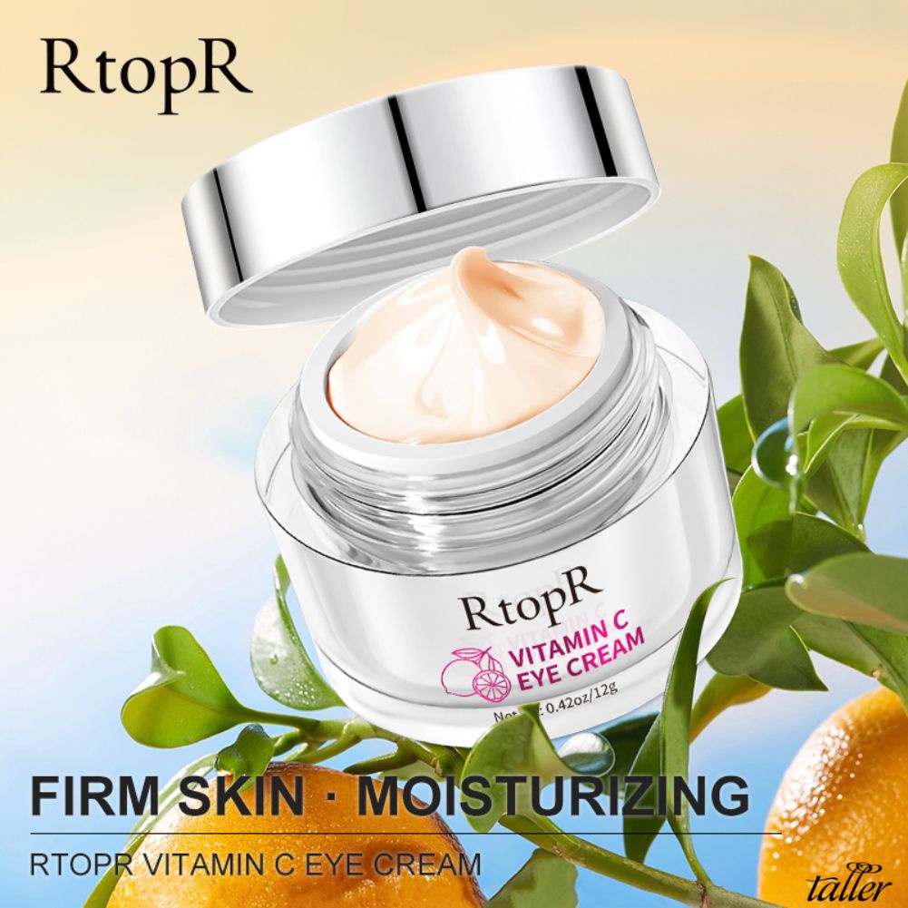 ✧Ready Stcok Rtopr Kem Mắt Vitamin C Loại Bỏ Quầng Thâm Nếp Nhăn Làm Mờ Nếp Nhăn Làm Sáng Làm Săn Chắc Tông Màu Da Kem Mắt Dưỡng Ẩm Chăm Sóc Da Mặt Cao Hơn