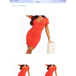 Đầm midi body Guess size xs