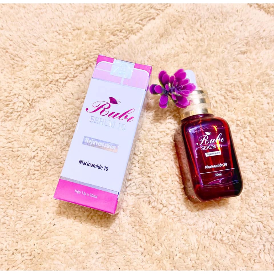Rubi Serum 10 - Dưỡng da, trẻ hóa, căng bóng và thu nhỏ lỗ chân lông
