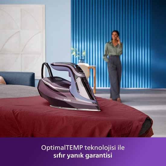 Bàn là Philips Azur 8000 DST8021/30 3000W màu Violett Bảo hành 12 tháng [Chính hãng]
