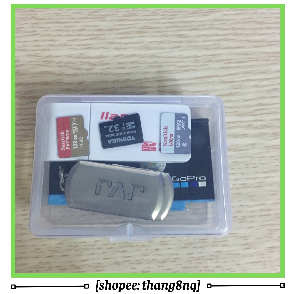 Hộp nhựa mini đựng phụ kiện, màu trong suốt | 6.8x5x2.3cm