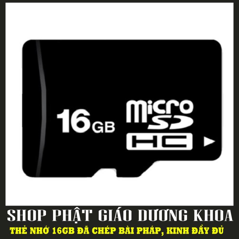Thẻ nhớ 32G CHÙA HOẰNG PHÁP, tốc độ cao nghe pháp - ghi sẵn bài giảng pháp có kèm list nghe pháp