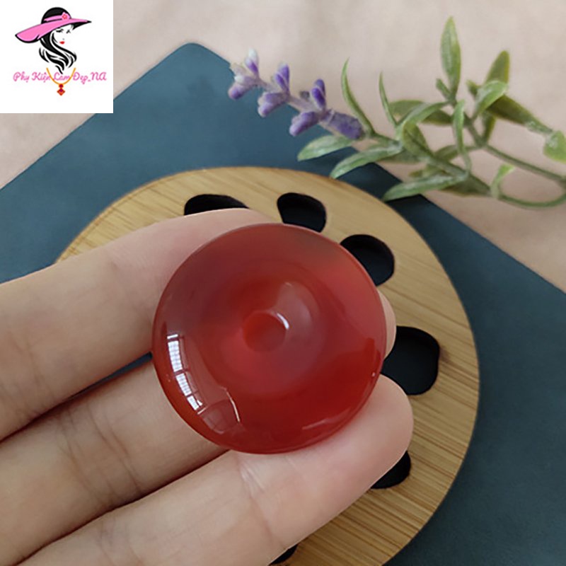 Đồng Điếu Mã Não, Mặt Dây Chuyền Đồng Điếu Đá Mã Não Thiên Nhiên - Tặng Kèm Dây Đeo Và Hôp Đựng