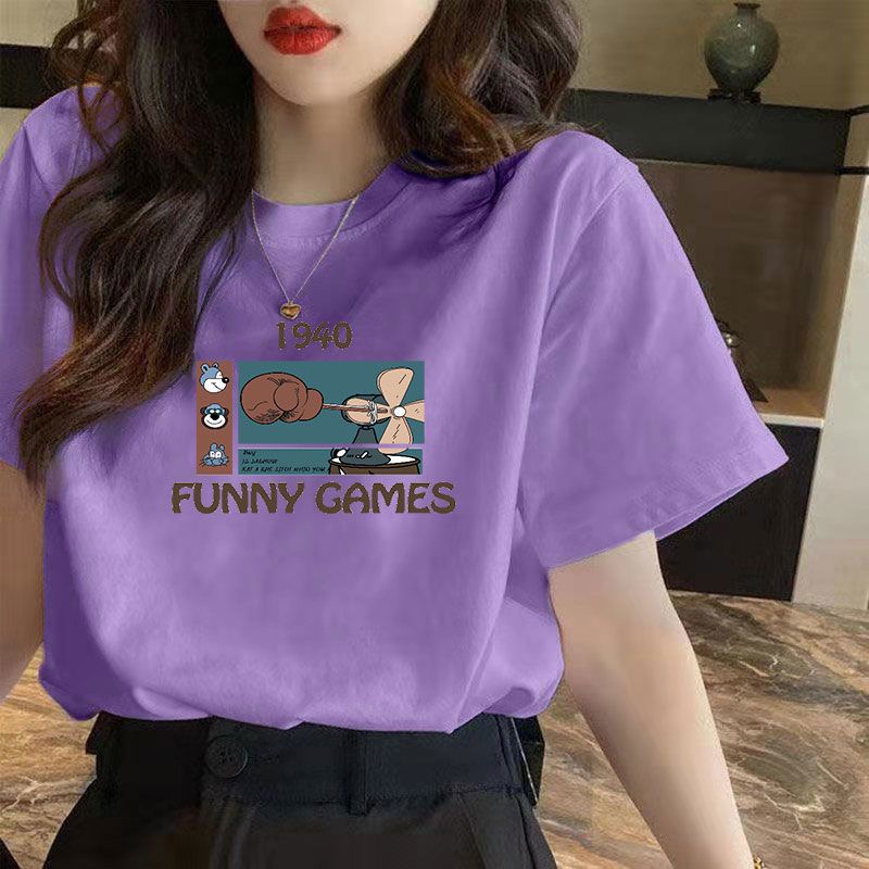 NRVP Áo Thun Tay Ngắn Dáng Rộng Plus Size 4XL Phong Cách Hàn Quốc Thời Trang Cho Nam Và Nữ