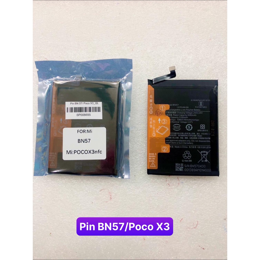 Pin BN57/Poco X3