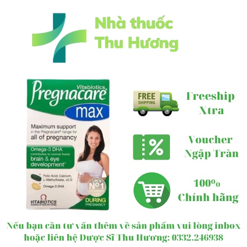 Vitamin Tổng Hợp Cho Bà Bầu Pregnacare Max - Nhà thuốc Thu Hương