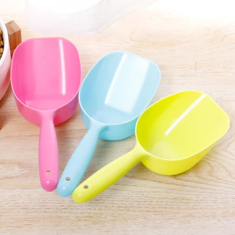New- Muỗng Xẻng xúc thức ăn cho thú cưng Muỗng xúc thức ăn hạt cho chó mèo