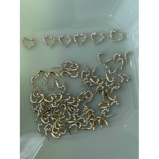 charm nail ghép hình tim (1 cái)