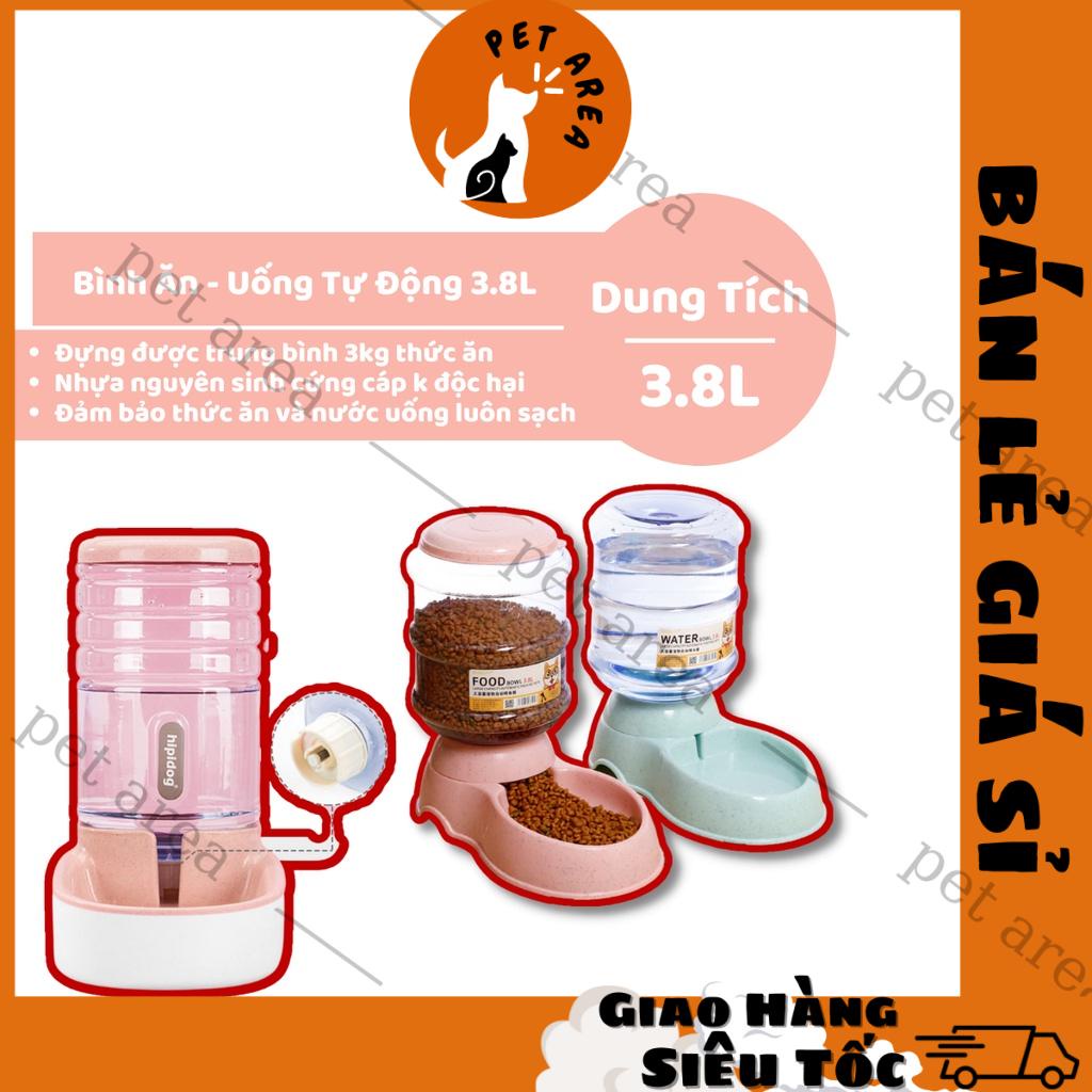 [Ảnh thật] [Có sẵn] Bình Ăn - Uống Tự Động 3.8L Dung Tích Siêu Tiện Lợi