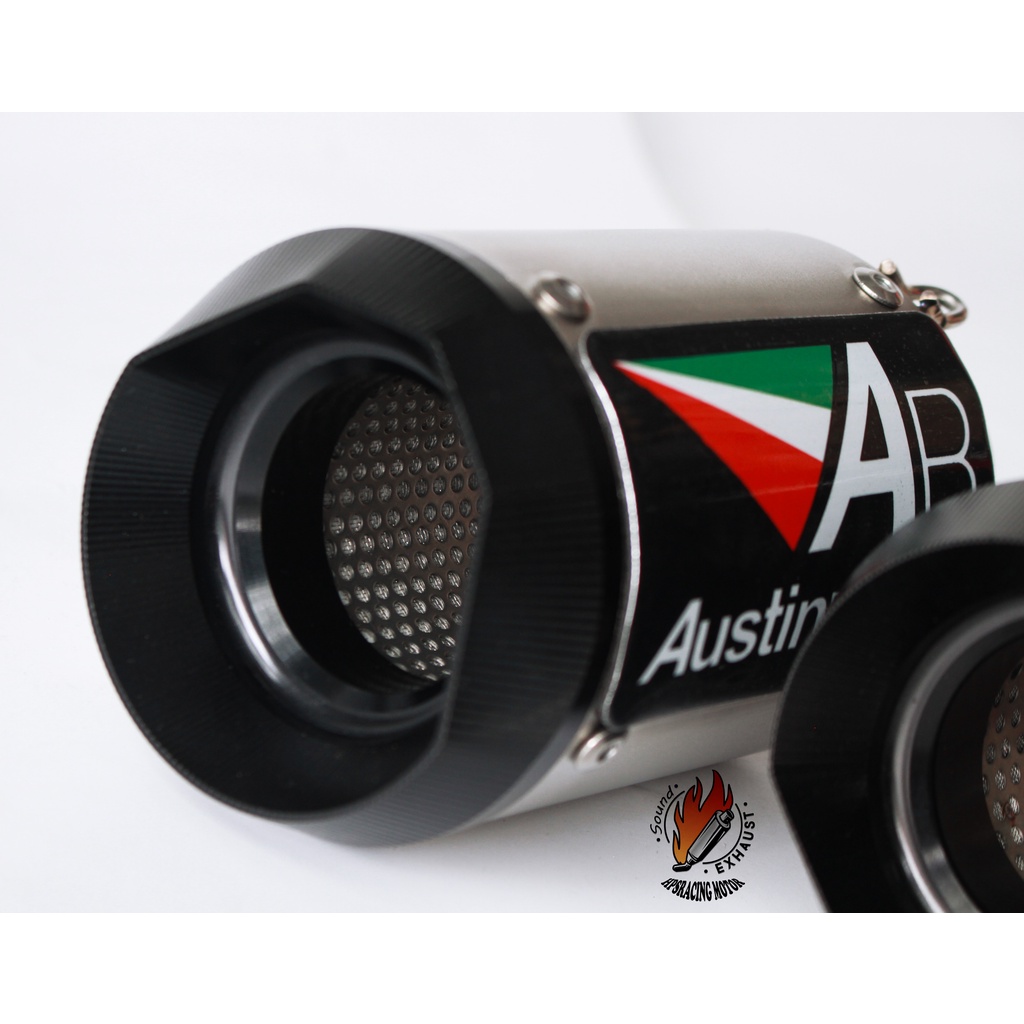 Pô Austin Racing Full Carbon Nhập Khẩu Cao Cấp