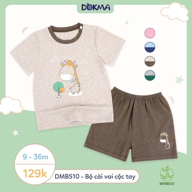 12-36M Bộ cộc tay cài vai sợi tre Dokma DMB510 (8-14kg)