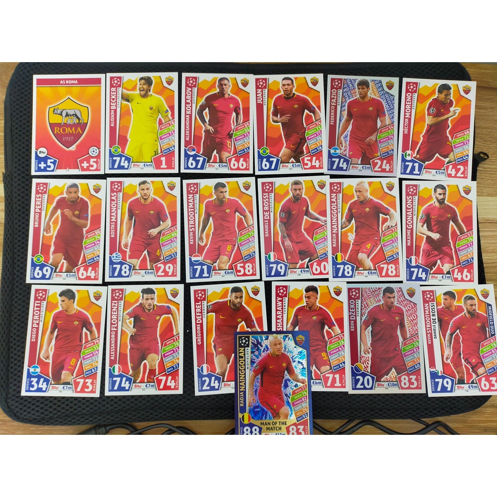 Match Attax Full set các mùa !!