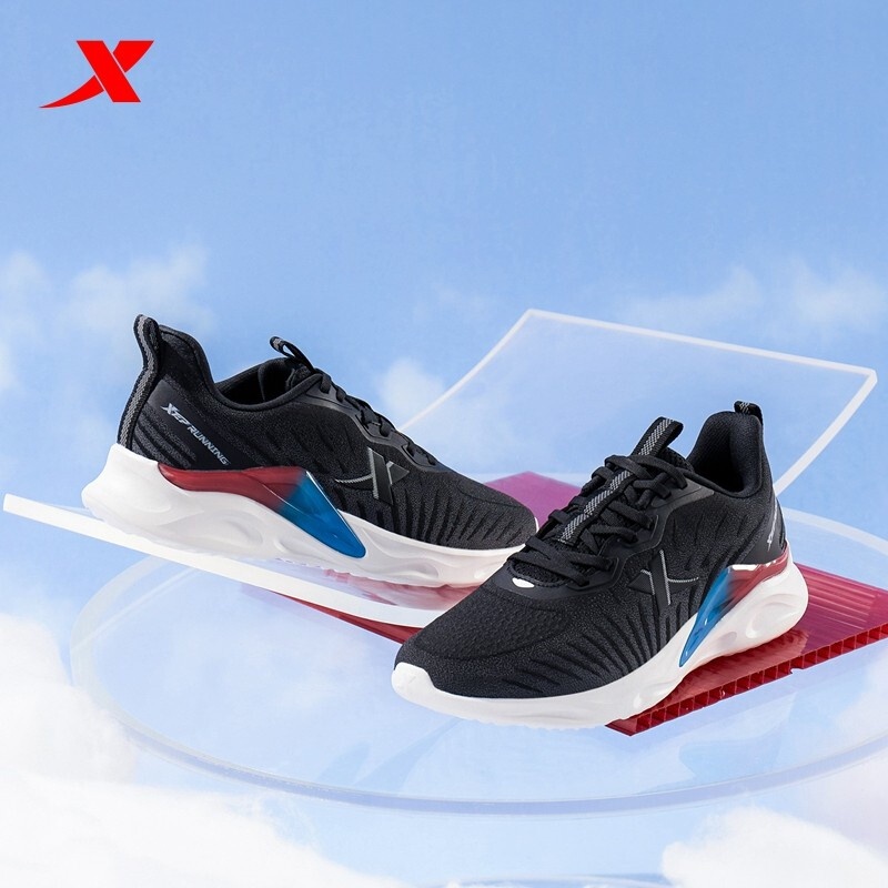 Giày chạy bộ Xtep hấp thụ sốc chống mòn thoải mái hợp thời trang cho nam