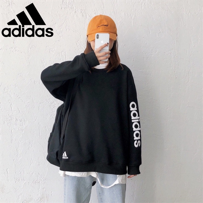 Áo Sweater Thể Thao Adidas 100% Chính Hãng Phối Lông Đơn Giản Thời Trang Cao Cấp Cho Nữ