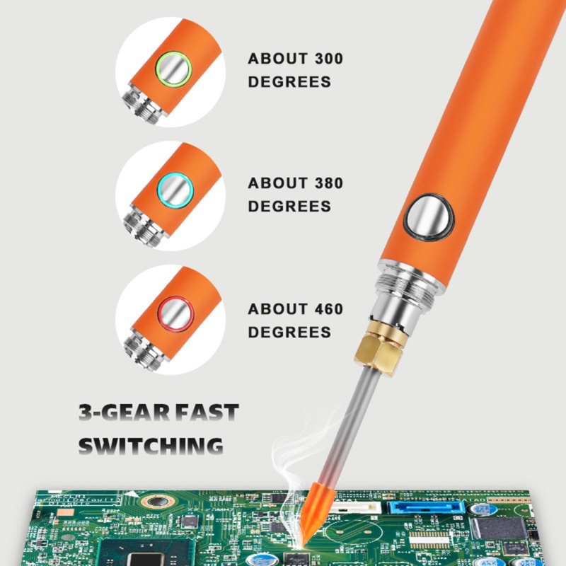 Bút Hàn Sắt 510 Sợi Không Dây 1100mah Có Thể Sạc Lại