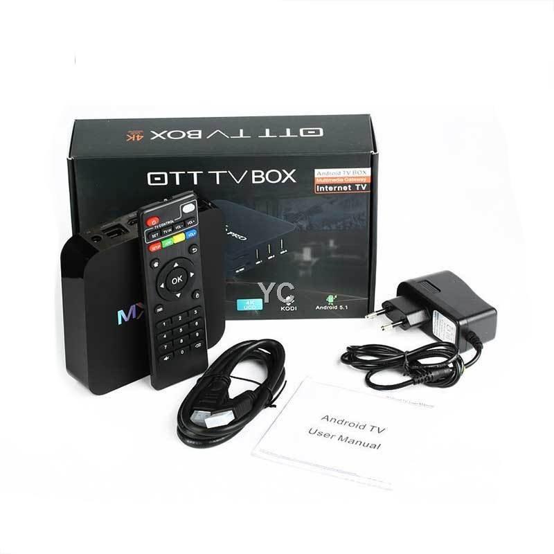Hộp Thông Minh HD set-top box 4K 2.4G 8Gb / 128Gb WiFi Android 10.1 Và Phụ Kiện
