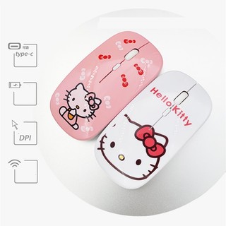 Chuột không dây 2.4ghz siêu mỏng họa tiết doraemon / mèo máy