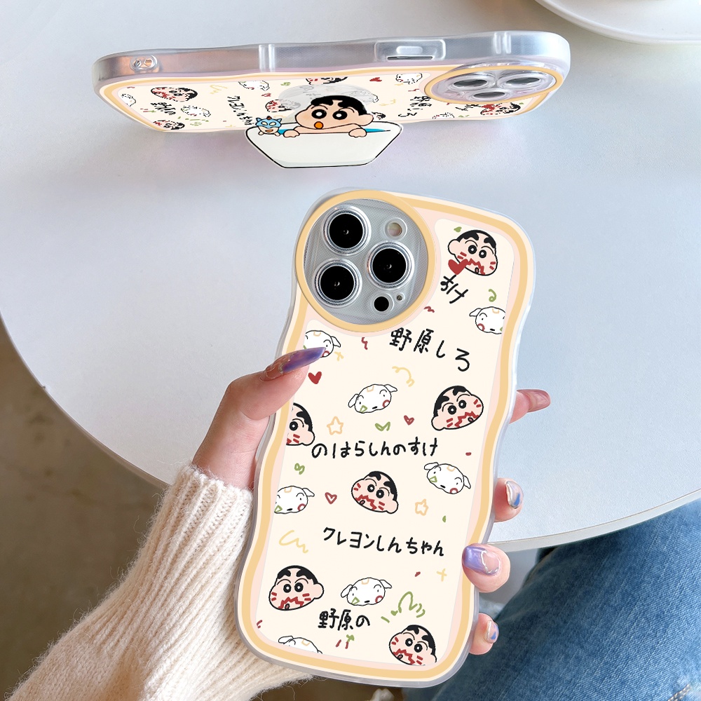 Ốp điện thoại hình cậu bé bút chì cho Samsung Galaxy S20 S10 FE Plus Ultra 5G