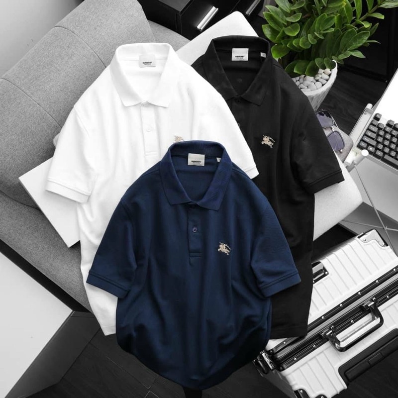 Áo Polo Nam Thêu Ngựa - vải Cotton khô co giãn 4 Chiều