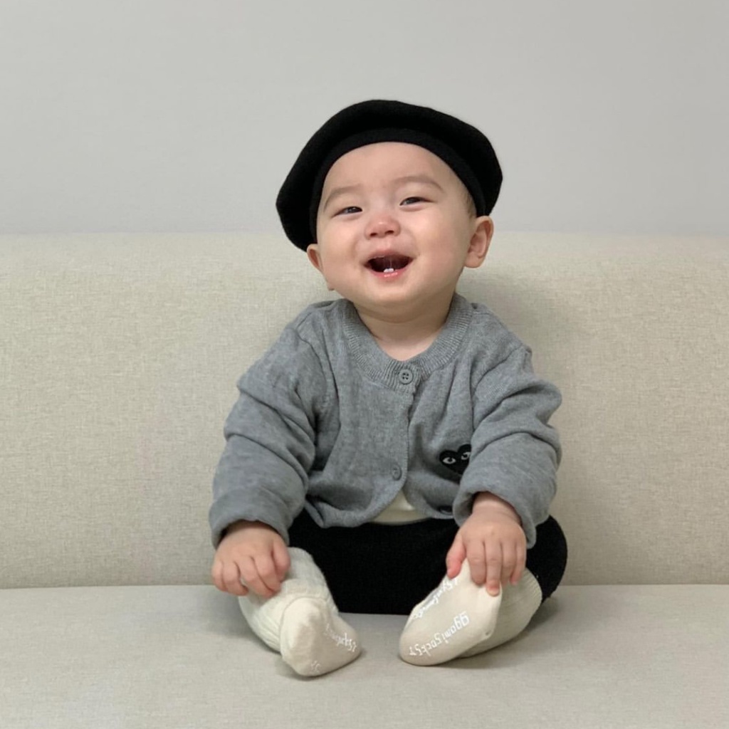 Áo Dệt Kim Dài Tay Xinh Xắn Dành Cho Bé 1-3 Tuổi