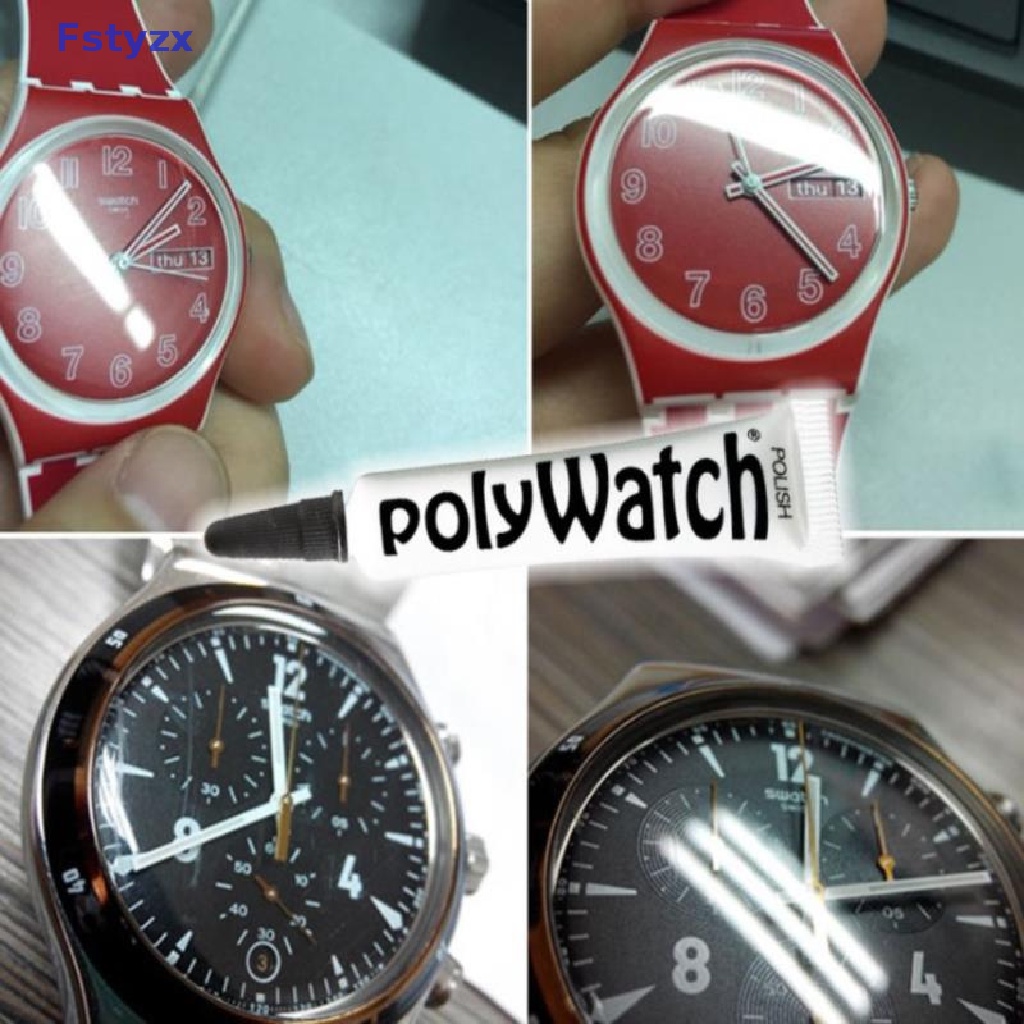 Fstyzx POLYWATCH Tẩy Vết Trầy Xước Đánh Bóng Mắt Kính Acrylic Pha Lê FY