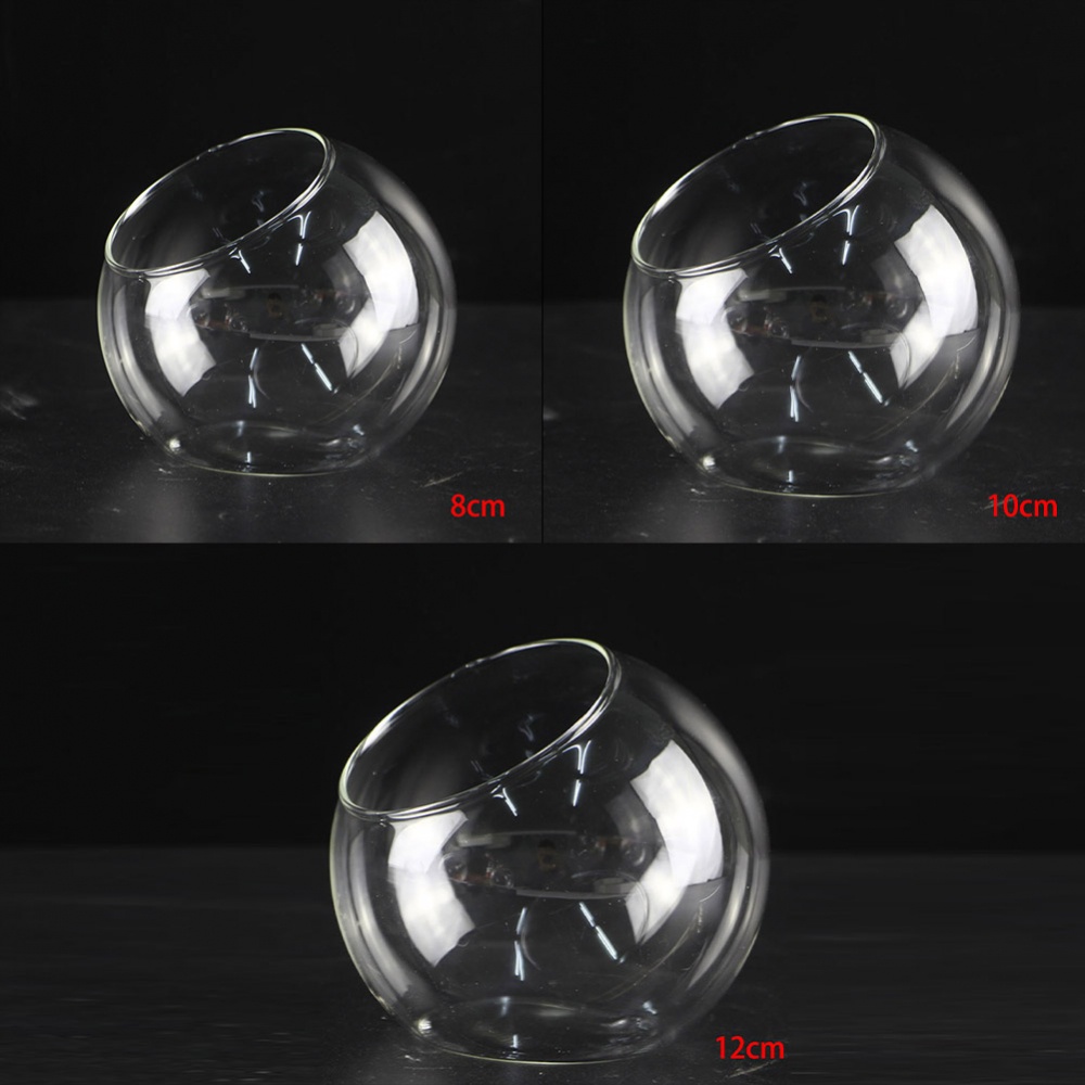 Chậu Kính Trồng Cây Mọng Nước 12cm