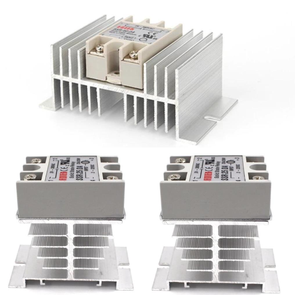Đế nhôm tản nhiệt làm mát rơ le bán dẫn SSR - SSR radiator