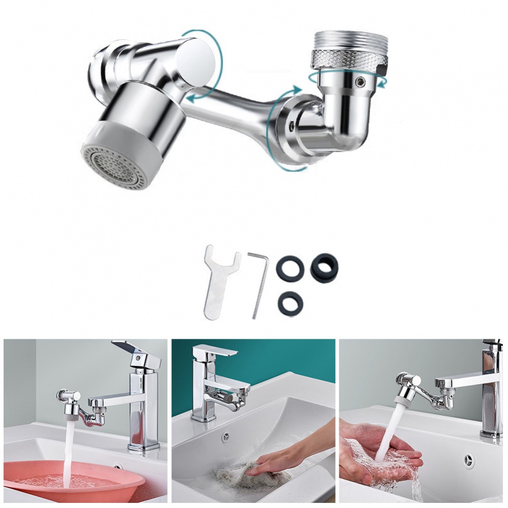 Đầu vòi nước tăng áp xuay 1080 độ ,Vòi nước lắp chậu rửa bát chén cao cấp tiện dụng