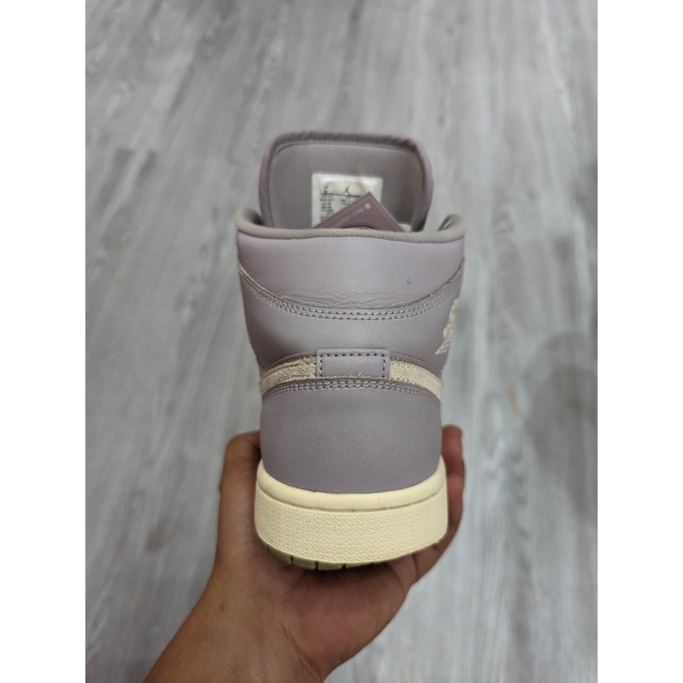 Giày 2hand Jordan 1 Mid Atmosphere Grey Pale Ivory  - CD7240-002 - SIZE 40.5