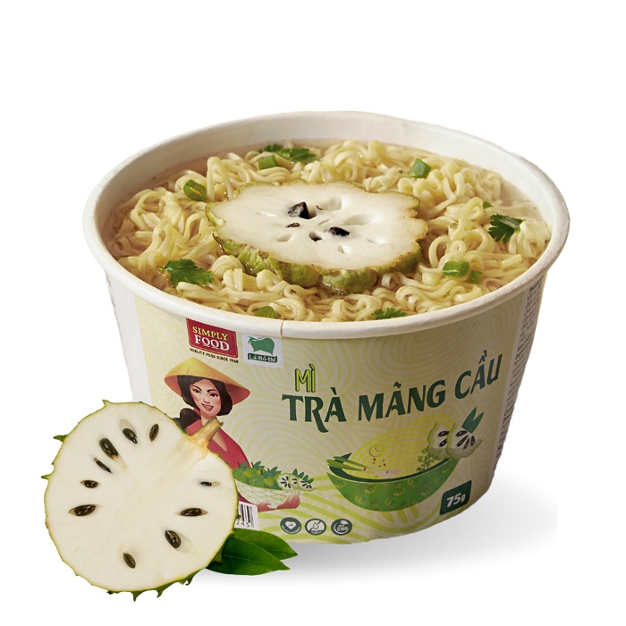 Mì trà mãng cầu ăn chay & ăn kiêng   - SOURSOP TEA Noodles