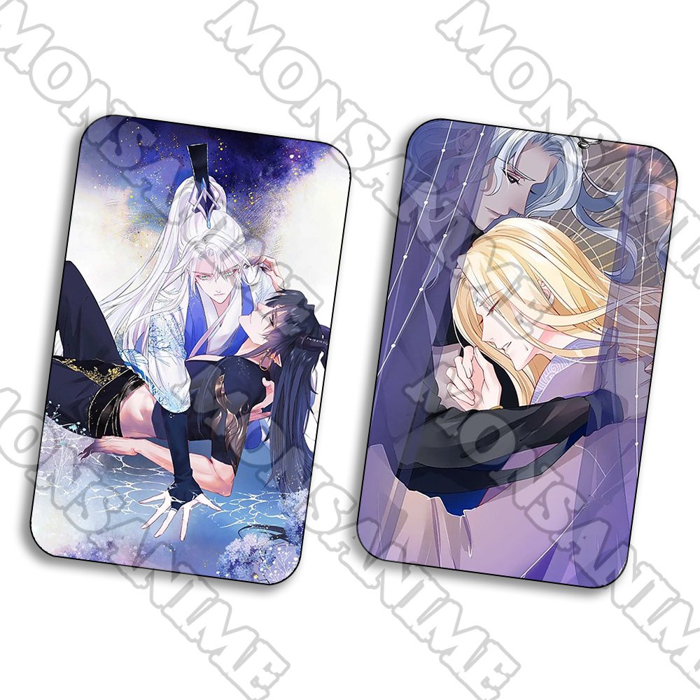 Ảnh card bo góc in hình MA TÔN MUỐN ÔM ÔM ver NẰM BL manhua thẻ bo viền 5*8cm anime chibi 1 tấm