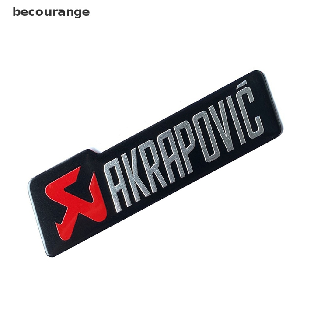 [becourange] Đề Can Dán Ống Pô Bọ Cạp Bằng Kim Loại Nhôm Chịu Nhiệt Độ Cao Chống Thấm Nước Trang Trí Xe Máy [Mới]