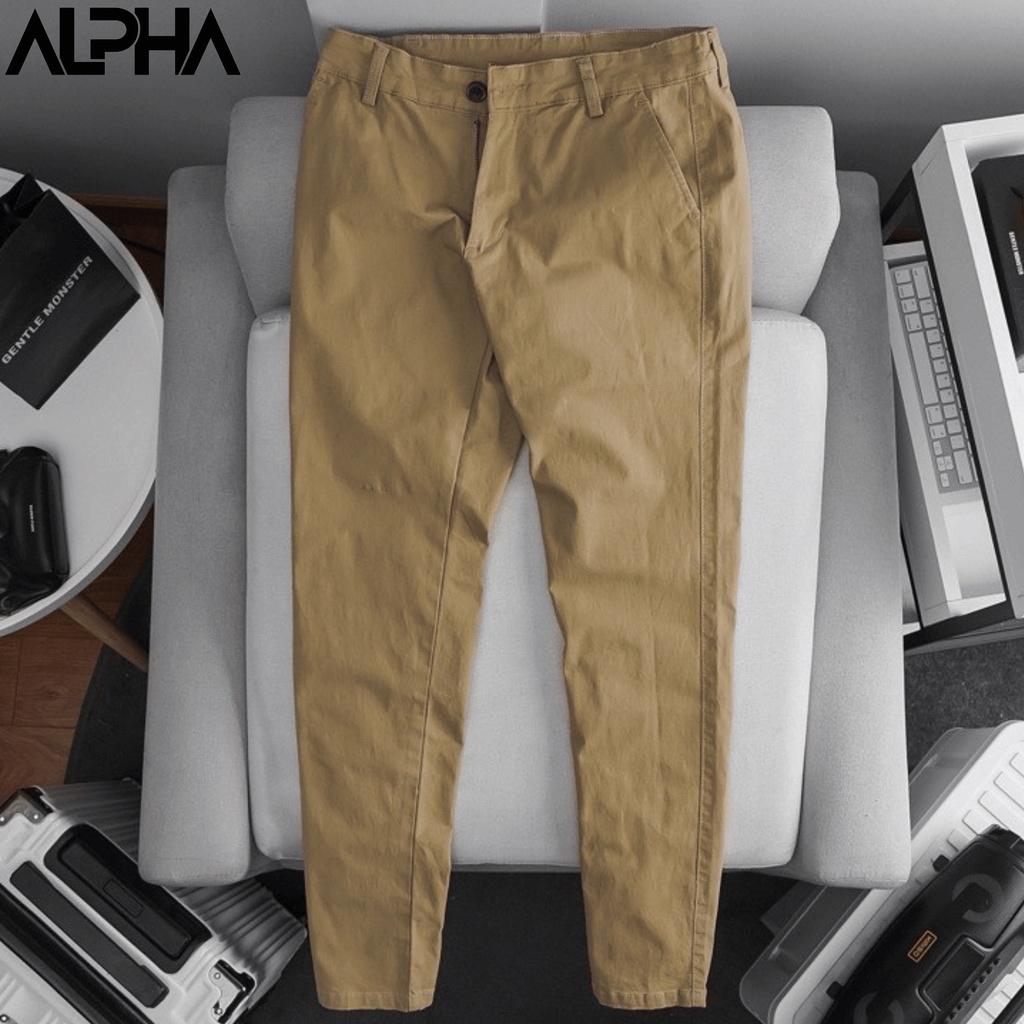 Quần dài kaki Nam Zaara cao cấp ống suông chất dày co giãn full team mạc, quần kaki nam cao cấp GEN911