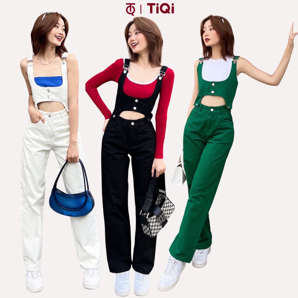 Set Yếm Quần Dài Kaki Jean TiQi Jeans Y1-252