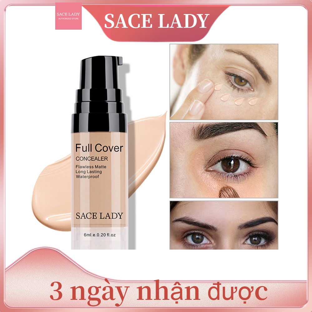Kem che khuyết điểm Sace Lady dạng lỏng chống thấm nước 6ml chất lượng cao