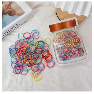 Set 100 dây chun cột tóc cho bé